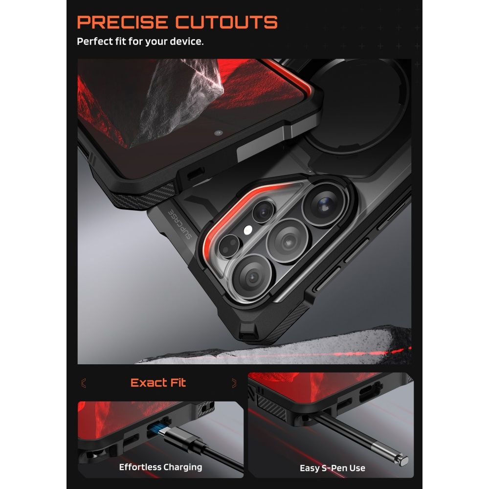 Supcase UB Grip Mag MagSafe Case til Samsung Galaxy S26 Ultra - sort