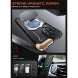 Supcase UB Grip Mag MagSafe Case til Samsung Galaxy S26 Ultra - sort og brun