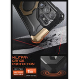 Supcase UB Grip Mag MagSafe Case til Samsung Galaxy S26 Ultra - sort og brun