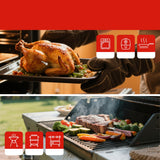 Meatmeet X Pro Kitchen Thermometer with Bluetooth/WiFi App for Grill, Oven, Smoker - Black
