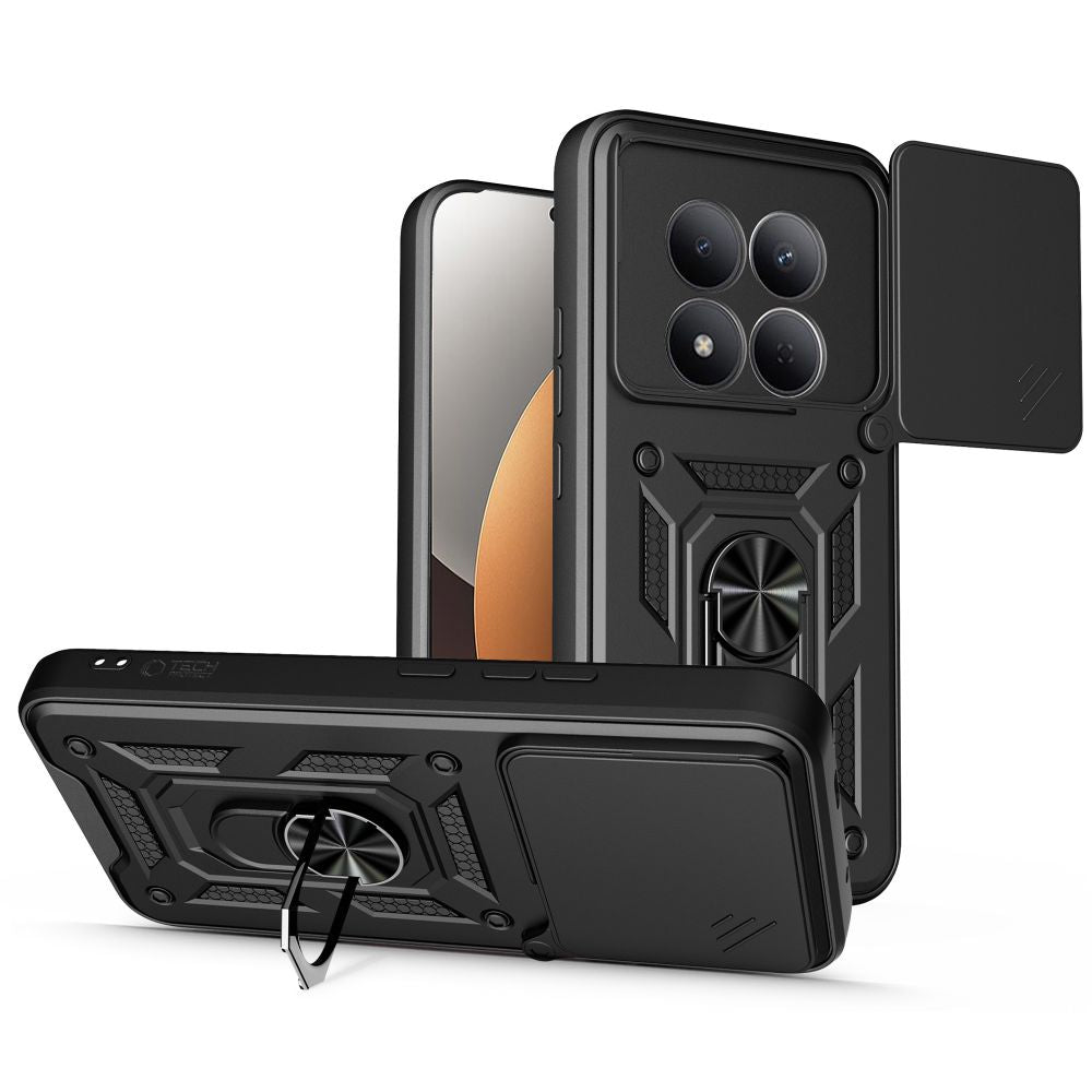 Tech-Protect CamShield Pro Case til Xiaomi Poco M8 Pro / Redmi Note 15 Pro+ 5G - sort