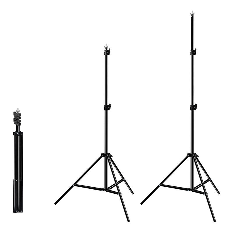Puluz 2x3m foto baggrunds sæt / stand + foto baggrunde 3 stykker PKT5205