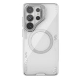 Nillkin Iceblade Prop Magnetic Case med kameraomslag og stativ Kompatibel med MagSafe til Samsung Galaxy S26 Ultra - Transparent Gray