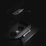 Nillkin CarboProp Magnetisk Case med Kamera Cover og Stand Kompatibel med MagSafe til Samsung S26 Ultra - Sort