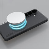 Nillkin Super Frosted Shield Pro Magnetic Case Kompatibel med MagSafe til Samsung Galaxy S26 - sort