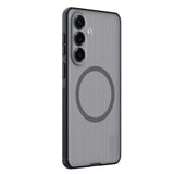 Nillkin Super Frosted Shield Pro Magnetic Case Kompatibel med MagSafe til Samsung Galaxy S26+ - Gennemskinneligt sort