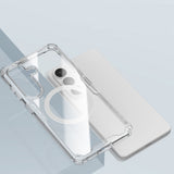Nillkin Nature TPU Pro Case Kompatibel med MagSafe til Samsung Galaxy S26+ - Hvid