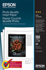Epson Photo Quality , DIN A4, 102g/m² Hvid Mat