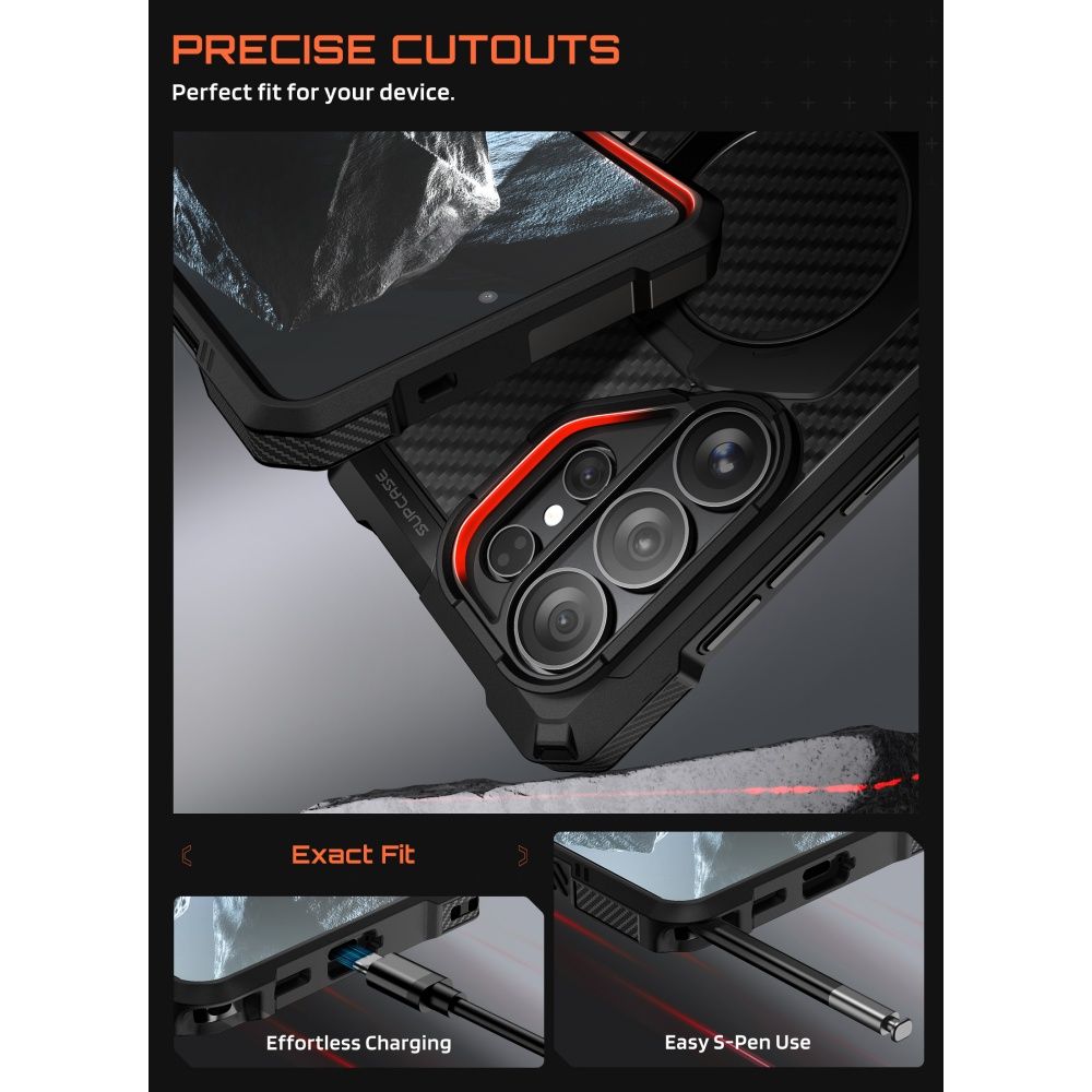 Supcase UB Grip Mag MagSafe Case til Samsung Galaxy S26 Ultra - sort