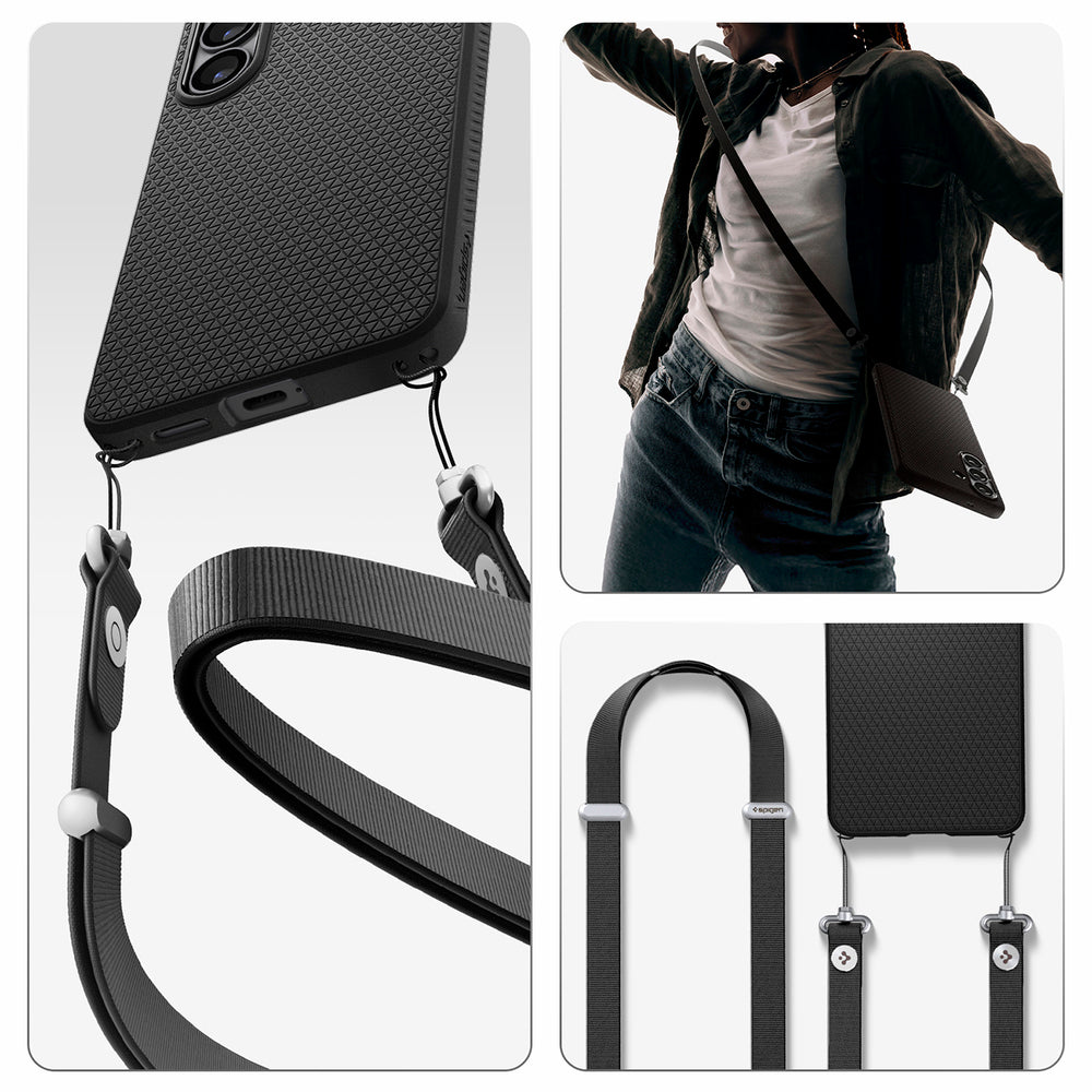 Spigen Liquid Air Mag MagSafe Case til Samsung Galaxy S26 - sort