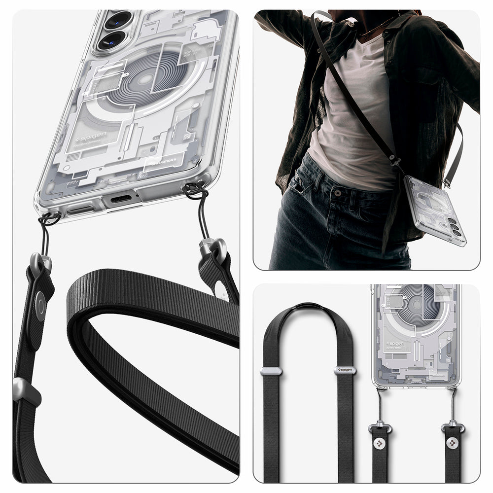 Spigen Ultra Hybrid Mag MagSafe Case til Samsung Galaxy S26 Zero One - Klar og hvid