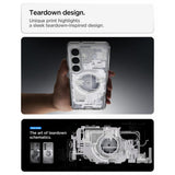 Spigen Ultra Hybrid Mag MagSafe Case til Samsung Galaxy S26 Zero One - Klar og hvid