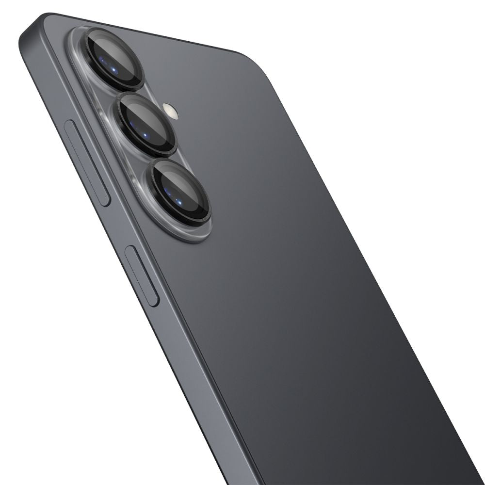 Spigen Glas.Tr Ez Fit Optik Pro HD Camera Cover 2-pakke til Samsung Galaxy S26 - sort