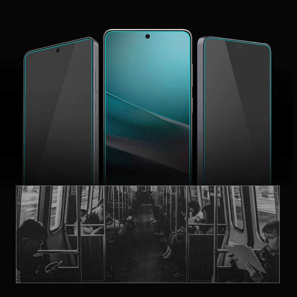 Spigen Glas.Tr Ez Fit Pro HD Privacy Glass 2-pakke til Samsung Galaxy S26