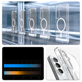 Spigen Ultra Hybrid Mag MagSafe Case til Samsung Galaxy S26+ - Klar og hvid