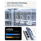 Spigen Ultra Hybrid Mag MagSafe Case til Samsung Galaxy S26+ - Clear Blue