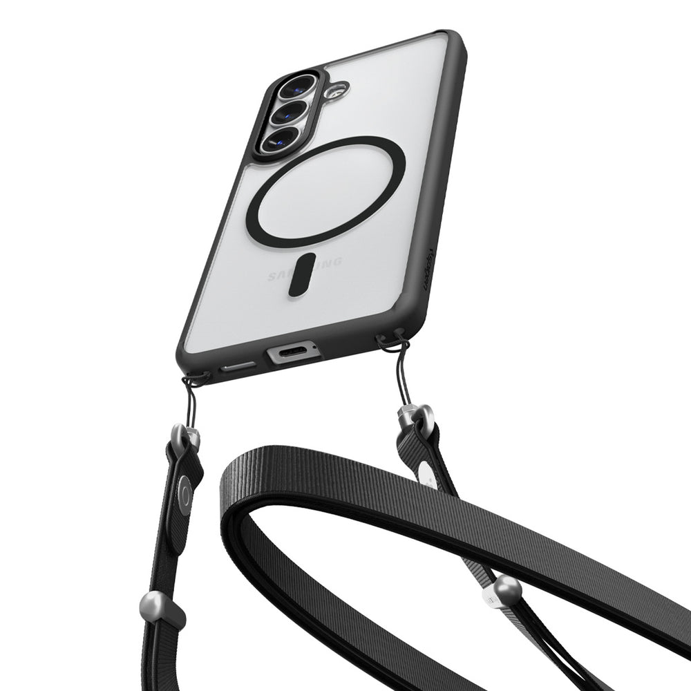 Spigen Ultra Hybrid Mag MagSafe Case til Samsung Galaxy S26+ - Clear Black