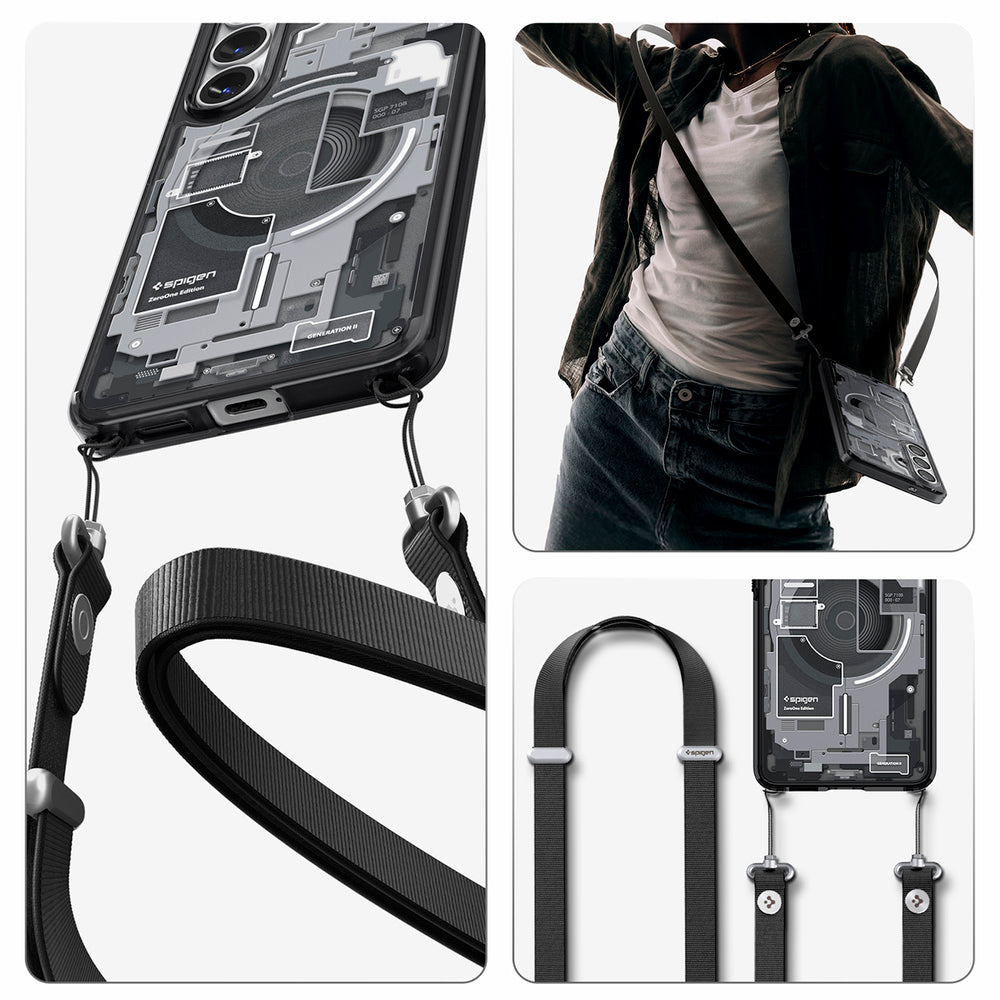 Spigen Ultra Hybrid Mag MagSafe Case til Samsung Galaxy S26+ Zero One - Clear Black