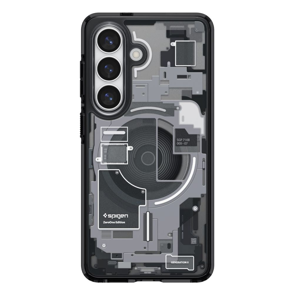 Spigen Ultra Hybrid Mag MagSafe Case til Samsung Galaxy S26+ Zero One - Clear Black