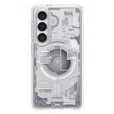 Spigen Ultra Hybrid Mag MagSafe Case til Samsung Galaxy S26+ Zero One - Klar og hvid