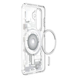 Spigen Ultra Hybrid Mag MagSafe Case til Samsung Galaxy S26+ Zero One - Klar og hvid