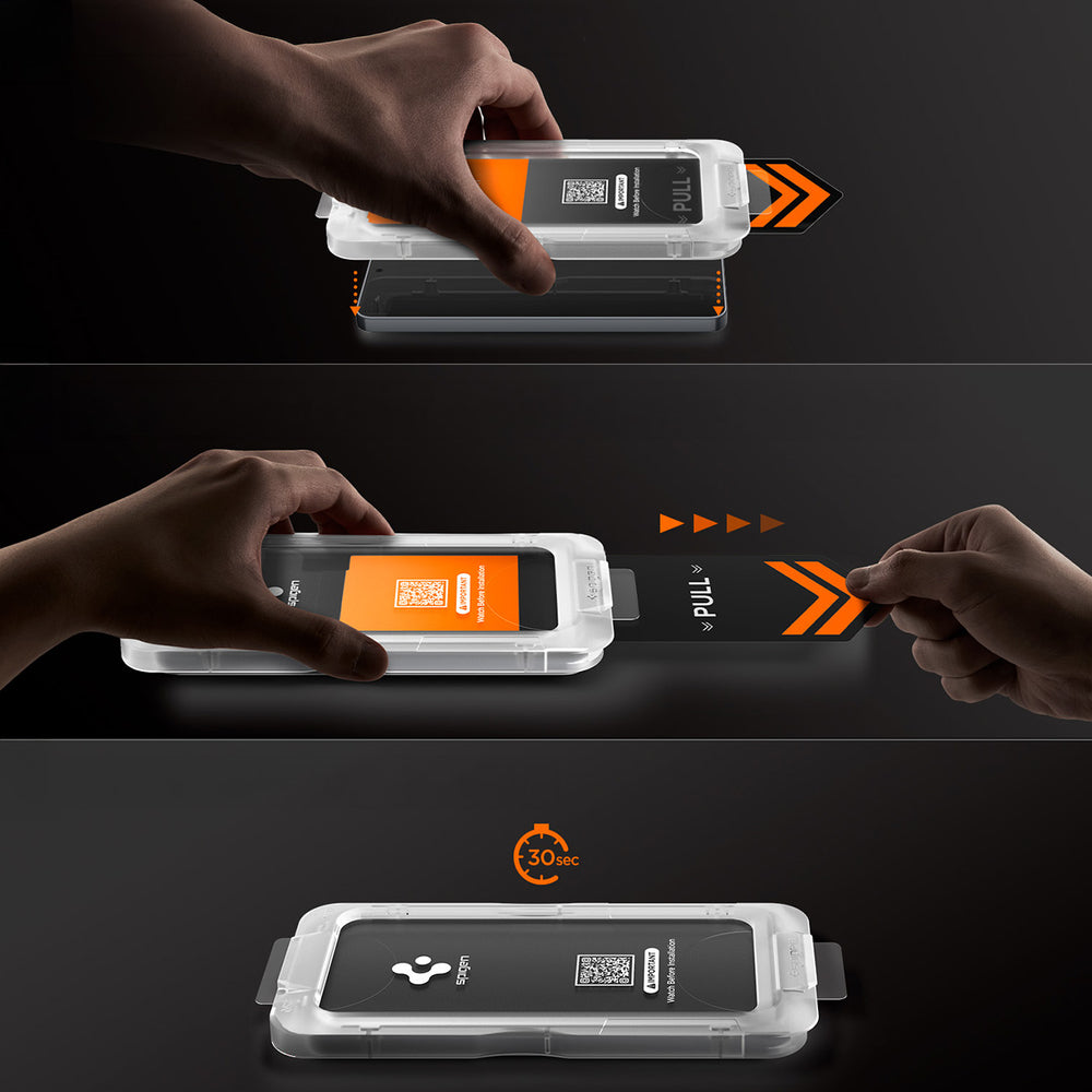 Spigen Glas.Tr Ez Fit Pro HD tempereret glas 2-pakke til Samsung Galaxy S26+