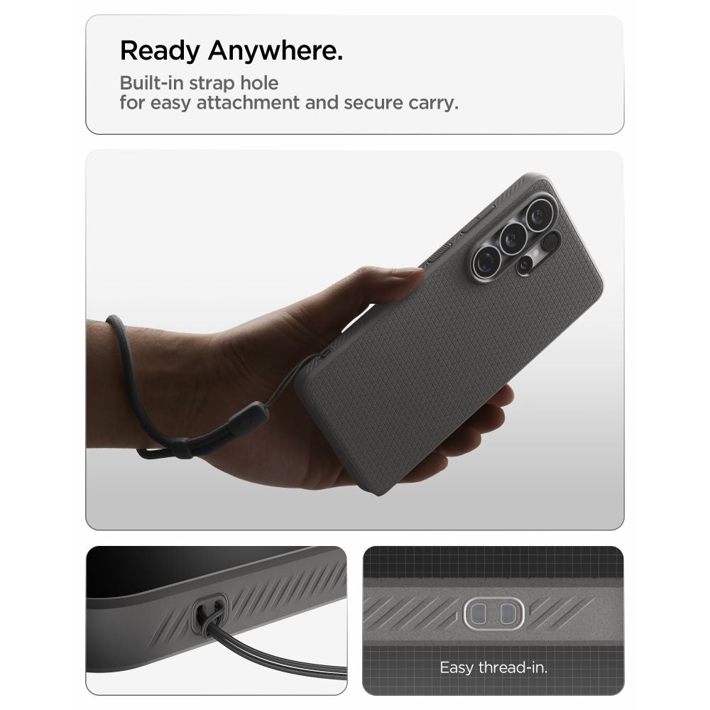Spigen Liquid Air Case til Samsung Galaxy S26 Ultra - Grå