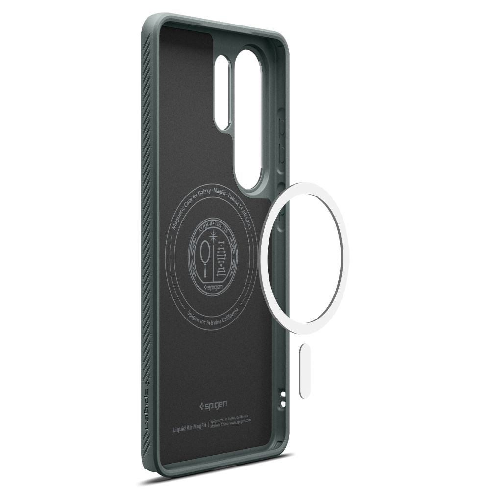 Spigen Liquid Air Mag MagSafe Case til Samsung Galaxy S26 Ultra - Grøn