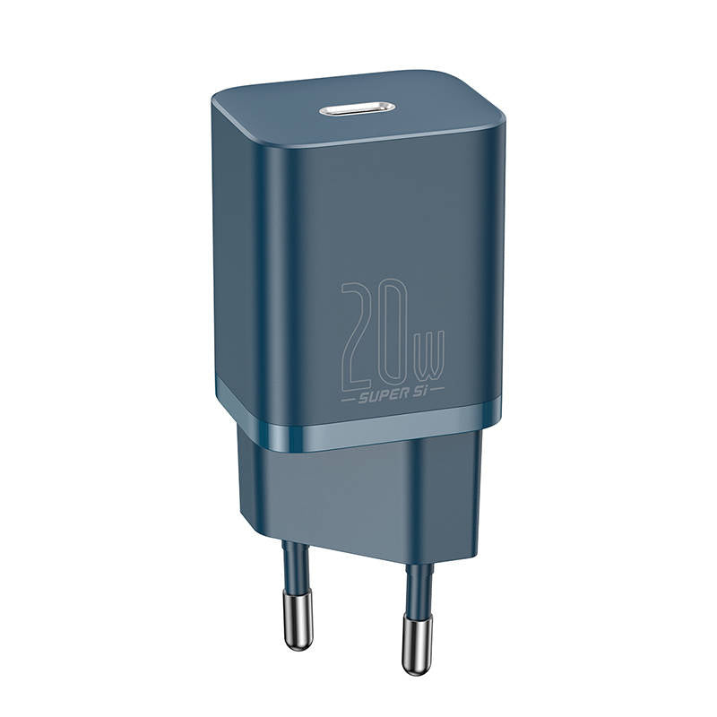 Baseus Super Si hurtigoplader 1C 20W (blå)