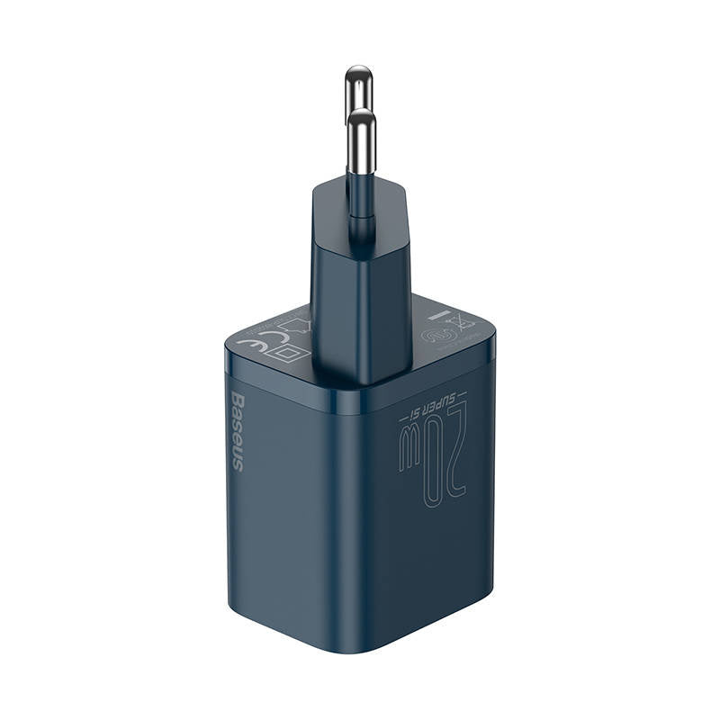 Baseus Super Si hurtigoplader 1C 20W (blå)