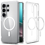Spigen Ultra Hybrid Mag MagSafe Case til Samsung Galaxy S26 Ultra - Klar og hvid