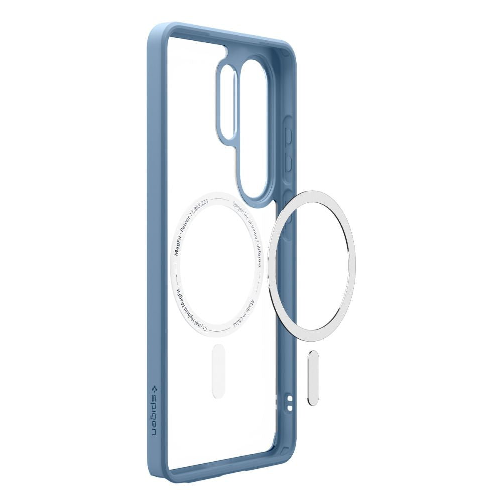Spigen Ultra Hybrid Mag MagSafe Case til Samsung Galaxy S26 Ultra - Clear Blue