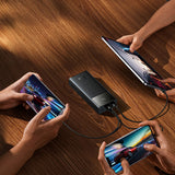 Baseus Star-Lord 20000mAh 22.5W Powerbank med digitalt display og USB-C 3A kabel 30cm - sort