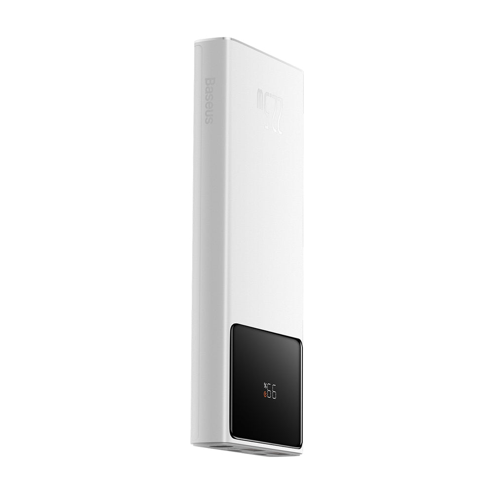 Baseus Star-Lord 10000mAh 22.5W Powerbank with Digital Display and USB-C 3A Cable 30cm - White