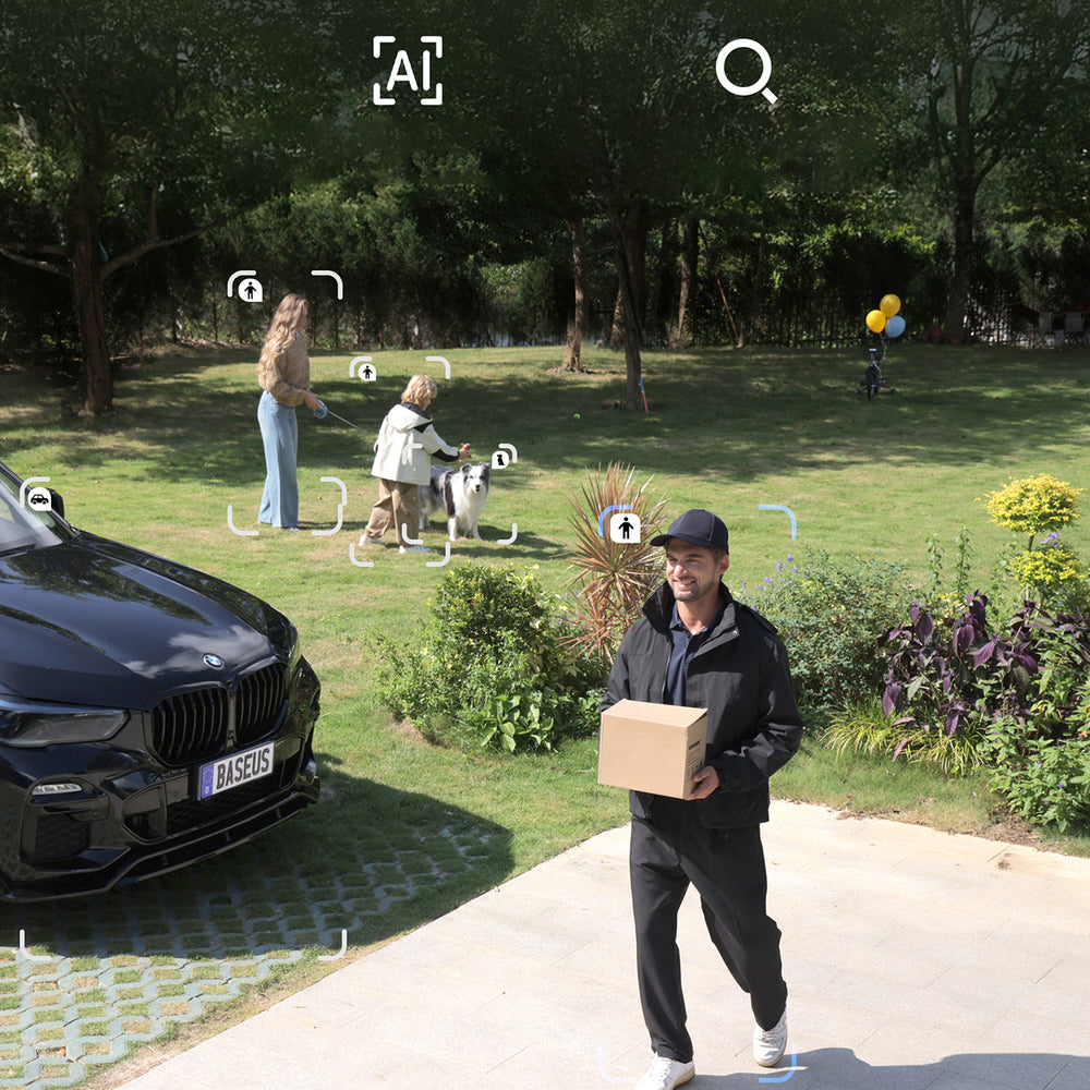 Baseus Security X1 Pro Dual Camera 3K Outdoor Camera - White