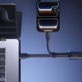 Baseus Flash 4 140W 2in1 USB-C to USB-C + USB-C Cable 1.5 m - Black