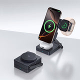 Baseus PicoGo AF21 3in1 Qi2.2 35W Wireless Charger with 45W EU Power Adapter and 1m USB-C Cable - Black