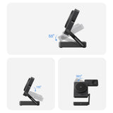 Baseus PicoGo AF21 3-i-1 Qi2.2 35W Trådløs Oplader med 1m USB-C Kabel - Sort