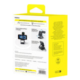 Baseus PicoGo AF21 3-i-1 Qi2.2 35W Trådløs Oplader med 1m USB-C Kabel - Sort