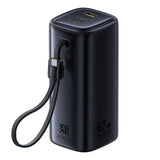 Baseus EnerGeek GX11 MiFi 20000mAh 67W Power Bank with Wi-Fi Function - Black