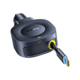 Baseus PrimeTrip VR2 45W + 45W Car Charger with Retractable USB-C Cable - Black