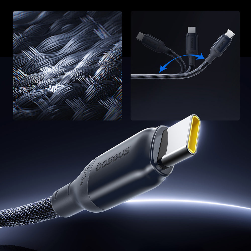 Baseus PicoGo 240W USB-C - USB-C Cable 2m - Black
