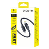 Baseus PicoGo Fast Charging 240W USB-C to USB-C Cable 1m - Black