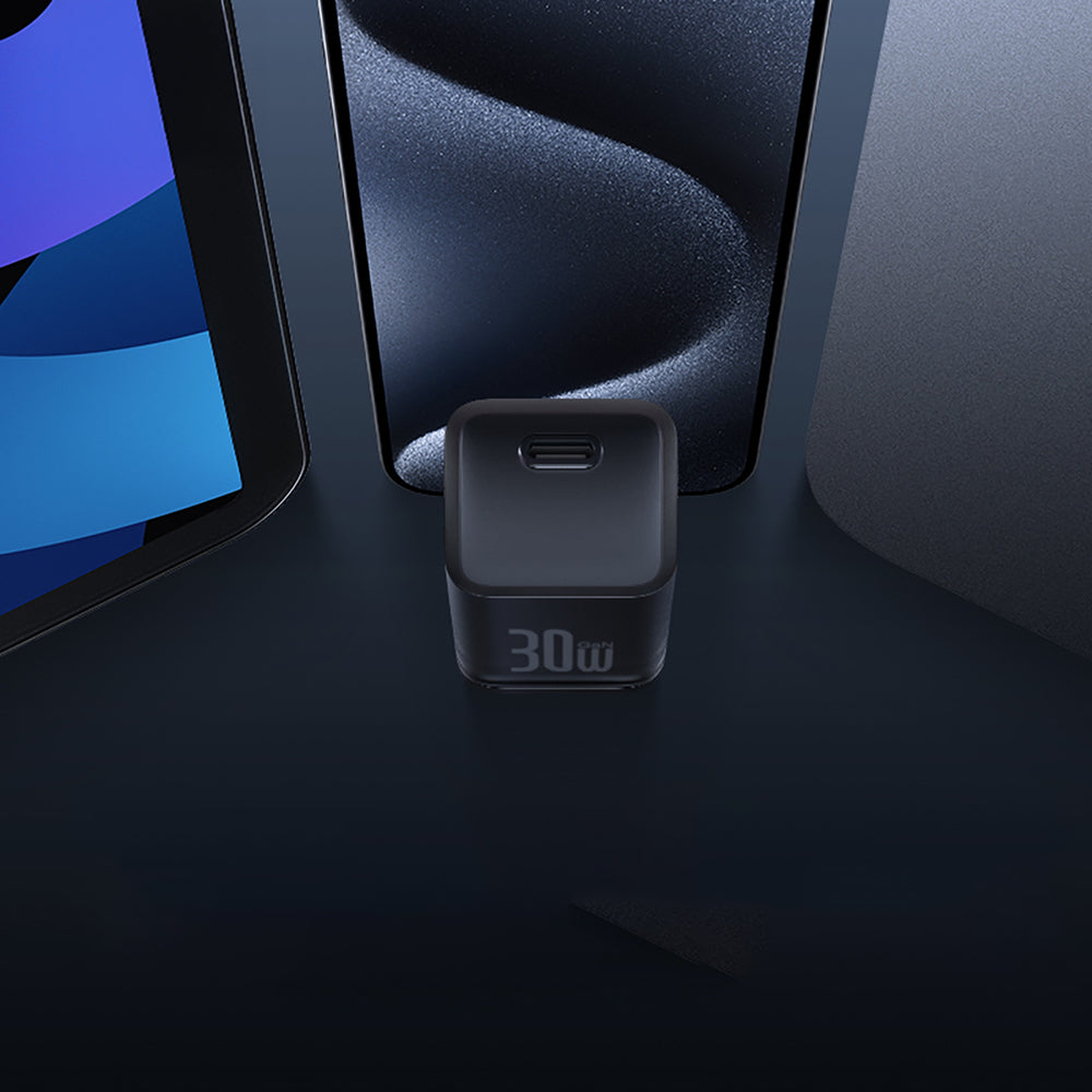 Baseus GaN5S 30W EU USB-C Wall Charger - Black
