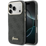 Guess 4G Script MagSafe-hylster til iPhone 17 Pro - sort