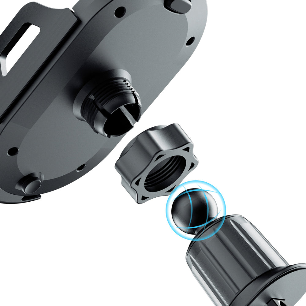 Dudao F2+ smartphone holder til luftventilen med klemme - sort