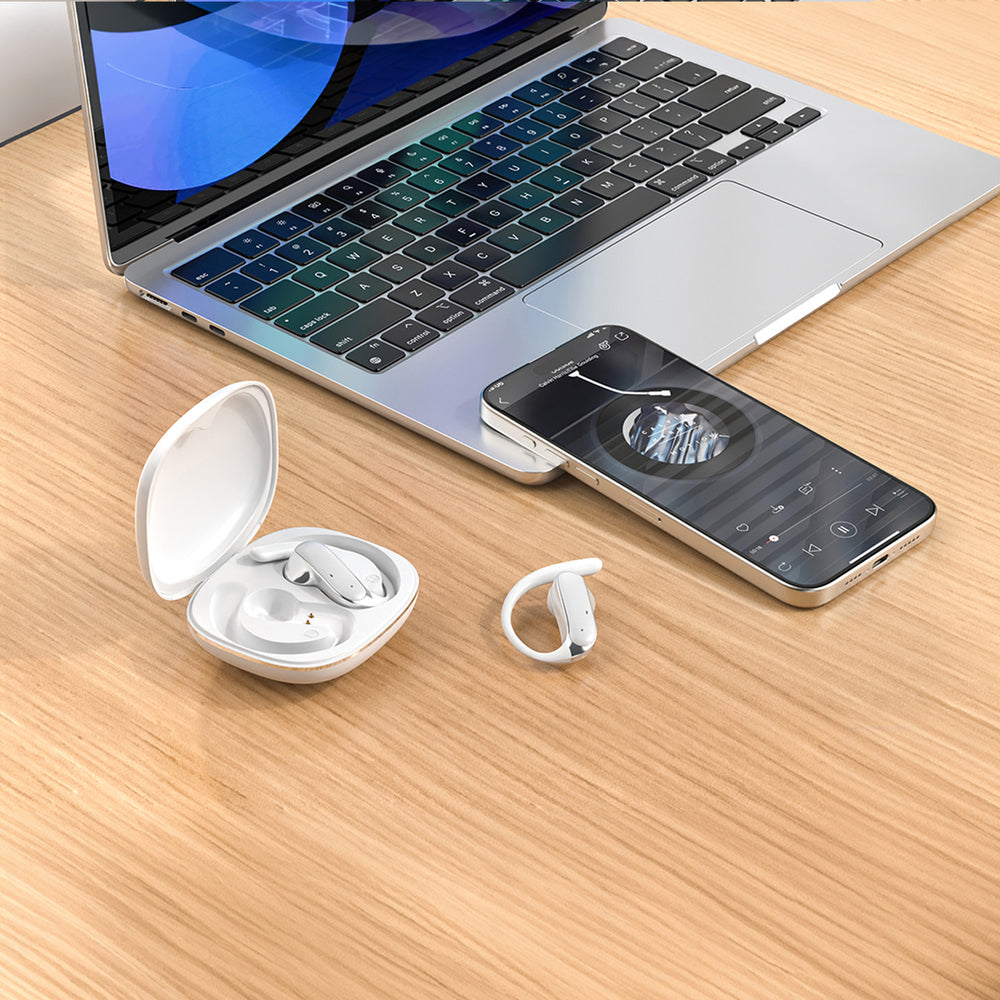 Dudao U17Z Bluetooth 5.3 OWS Høretelefoner med øre kroge - hvid