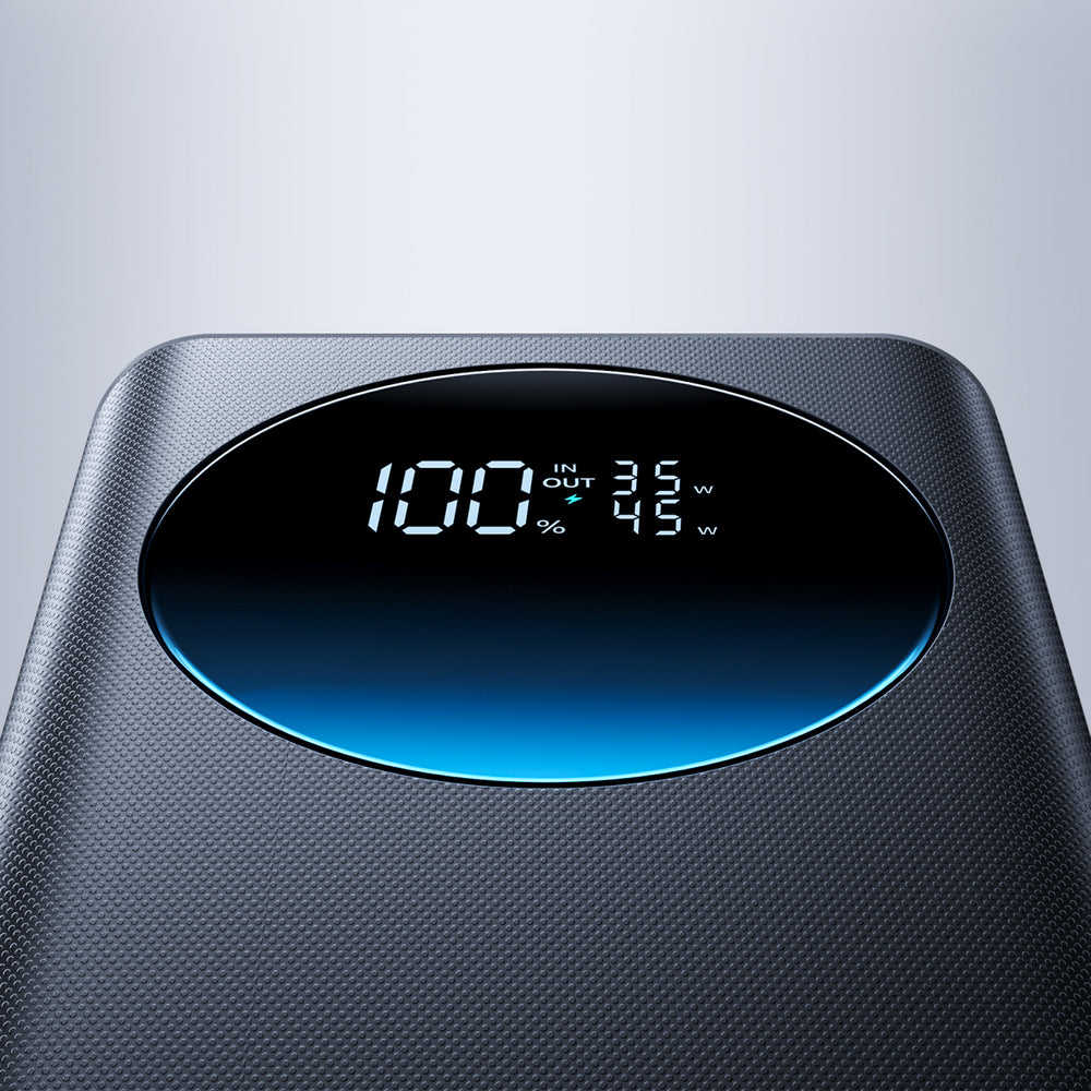 Joyroom JR-PBF02 Pro 20000 mAh 45W Powerbank med Digital Display 2x USB-A 2x USB-C - sort