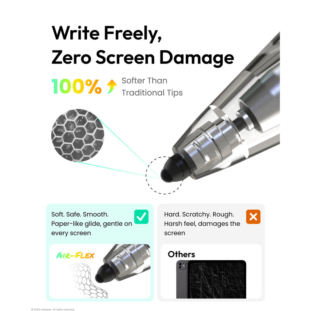 Metapen Air-Flex Tips - hvid