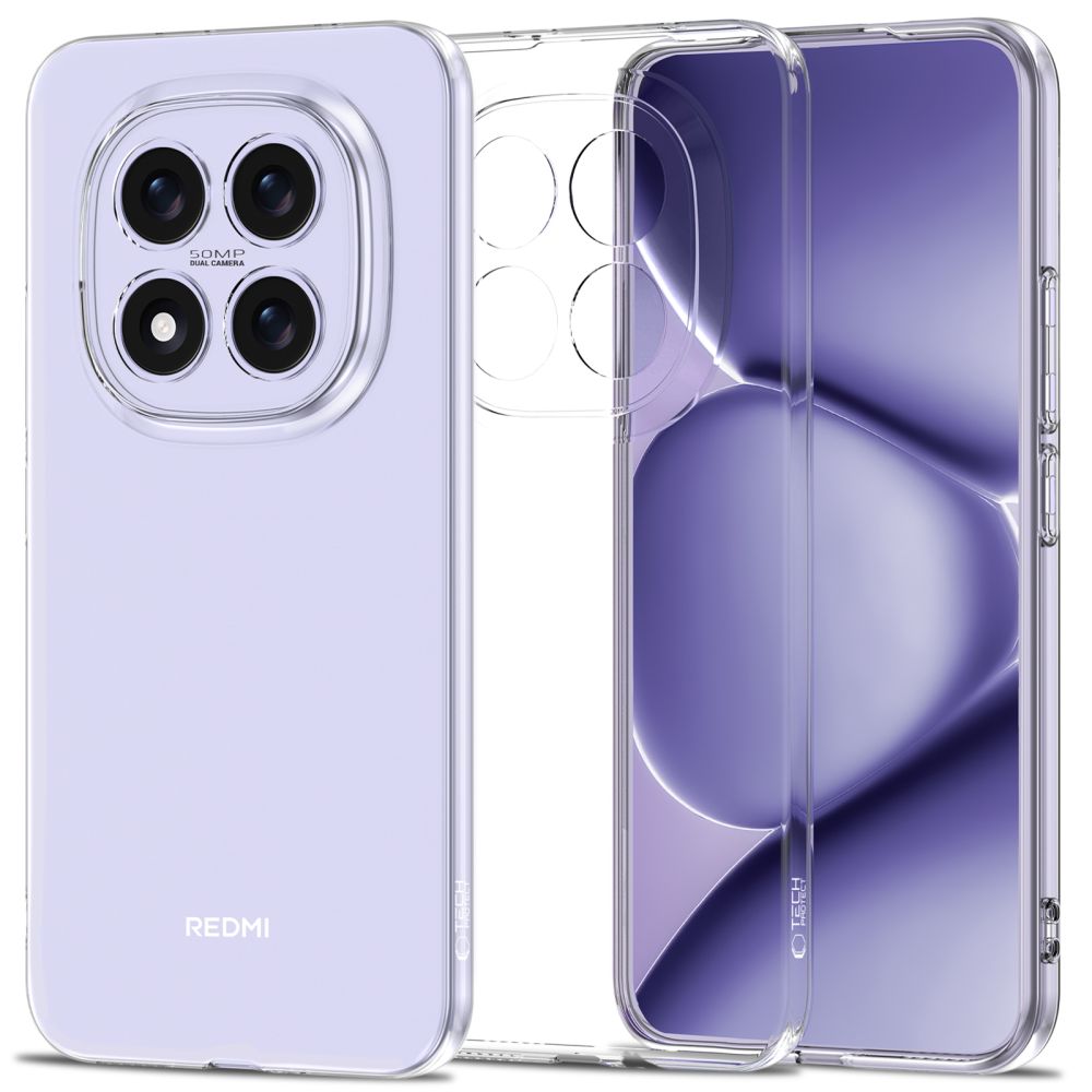 Tech-Protect FlexAir Case til Xiaomi Redmi Note 15 Pro 5G - Gennemsigtig